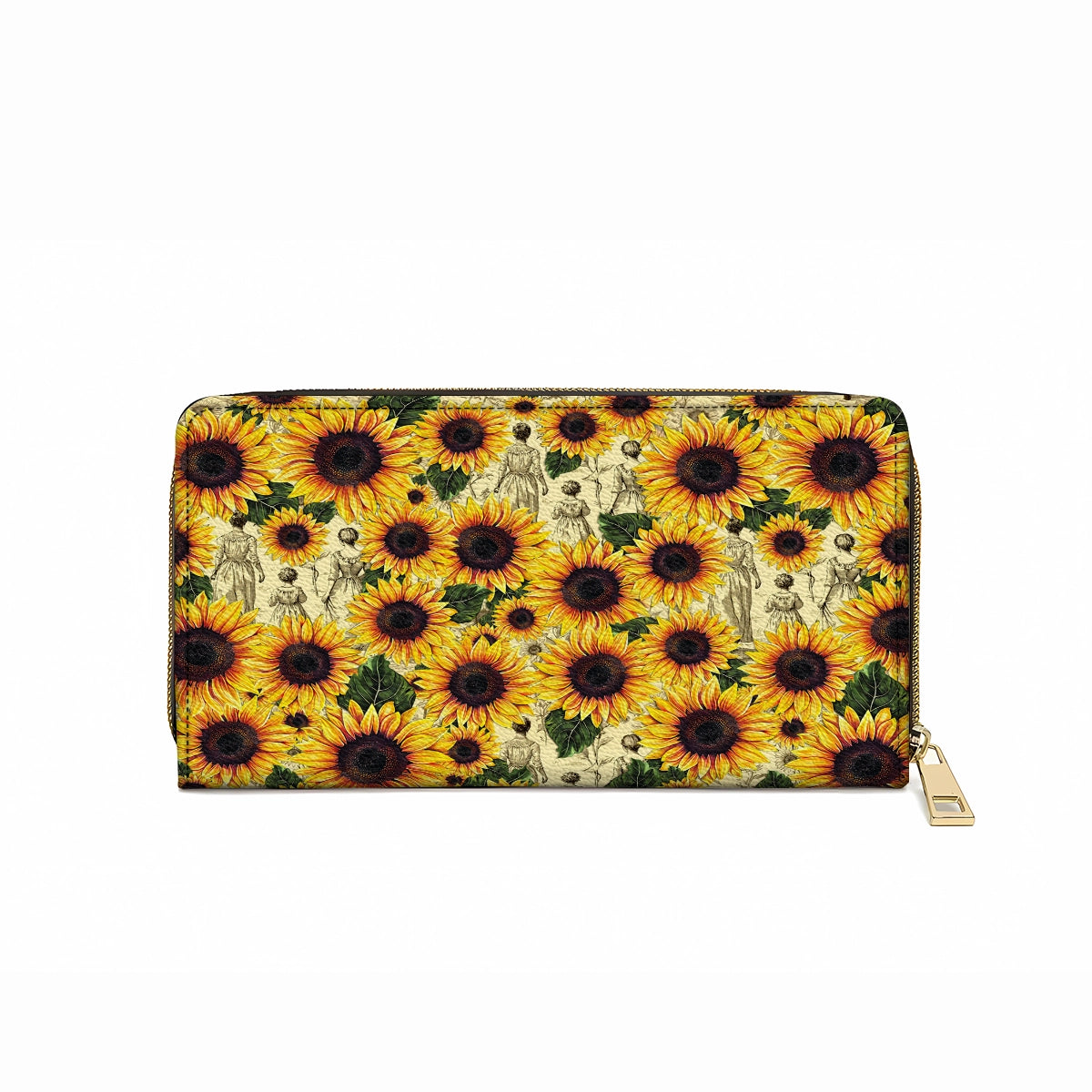 Shineful Leather Clutch Purse Sunflower Legacy - Grandma, Mom & Daughter Edition
