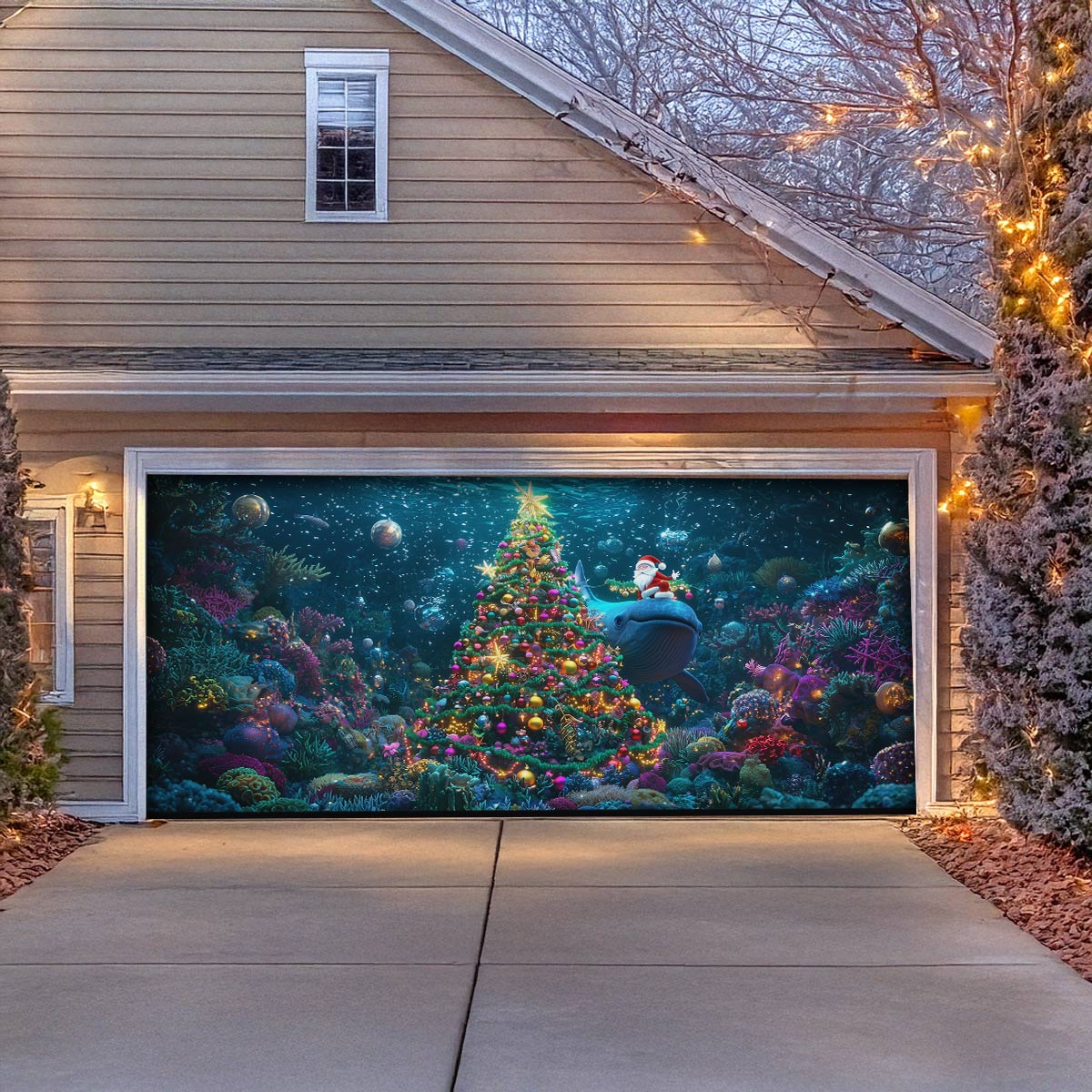Shineful Garage Door Banner Decoration - Under The Sea Collection
