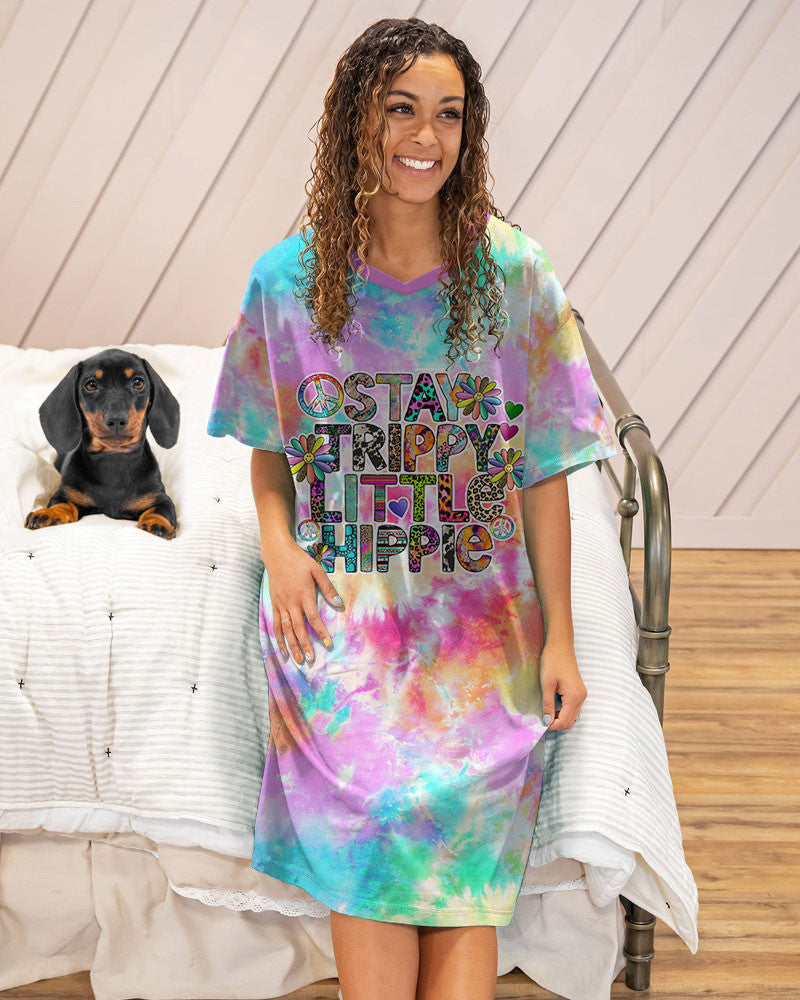 Hippie Pajabears® V-Neck Stay Trippy Ho3