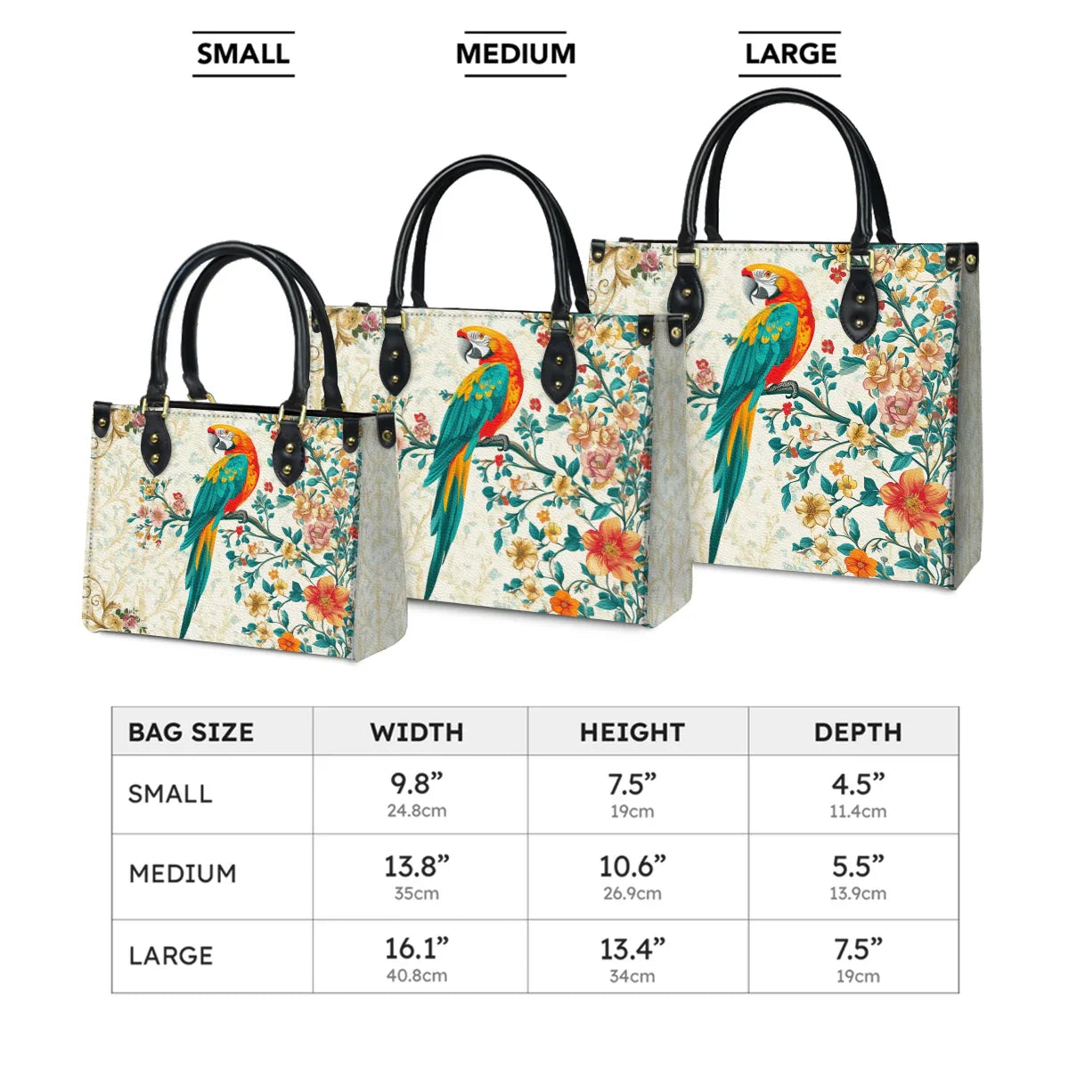 Shineful Leather Bag Macaw Enchantment