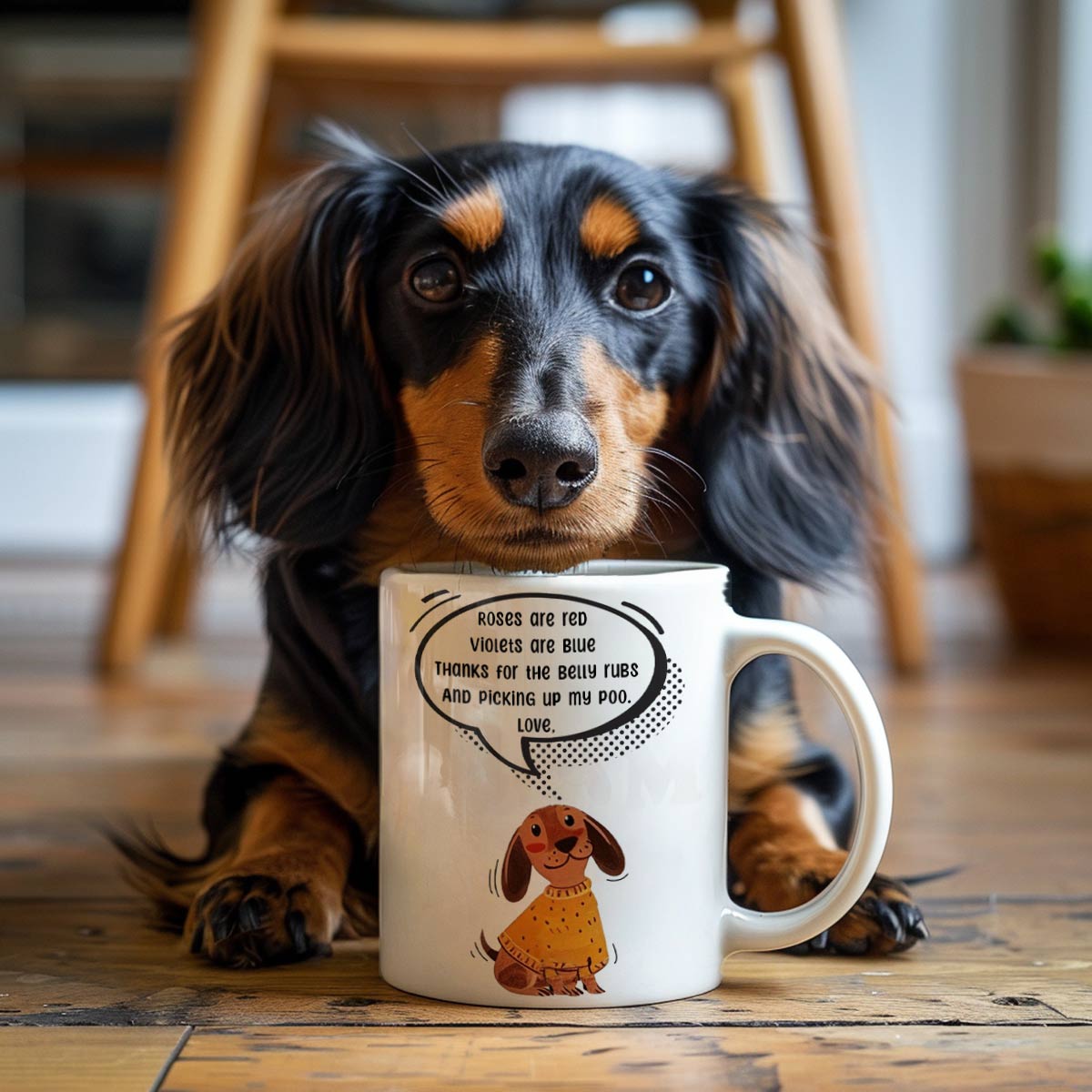 Shineful Ceramic Mug Dachshund Funny
