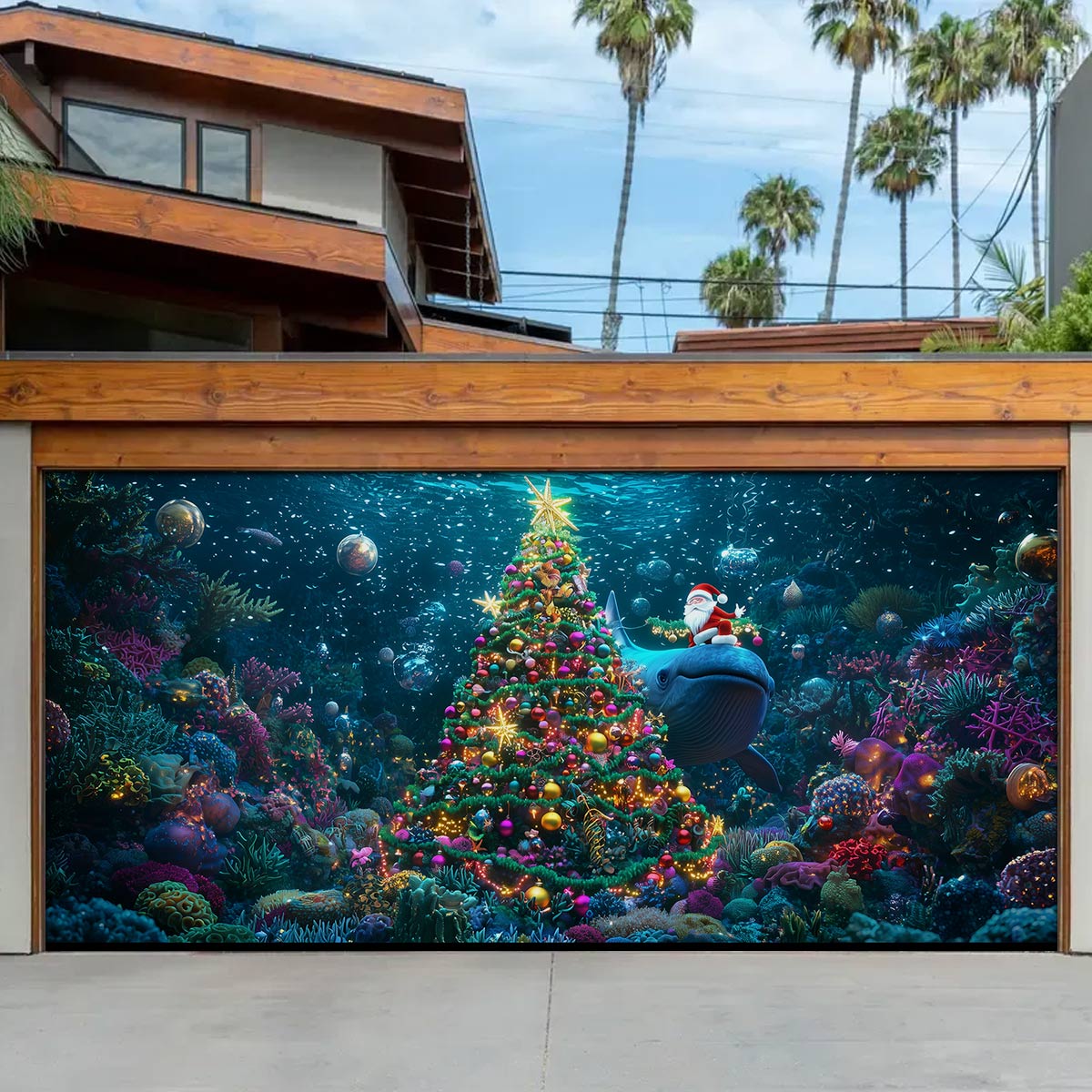Shineful Garage Door Banner Decoration - Under The Sea Collection