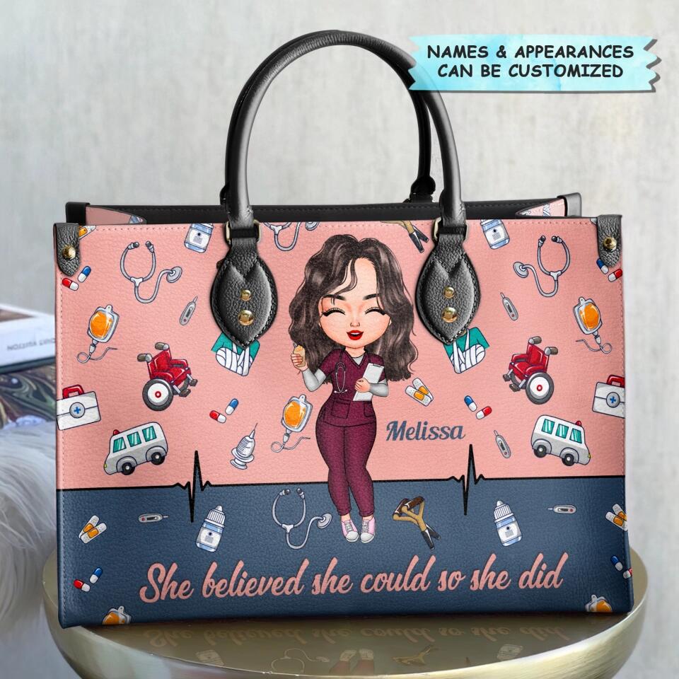 ShinefulLeatherBagGiftForNurse-SheBelievedSheCouldSoSheDidPersonalized