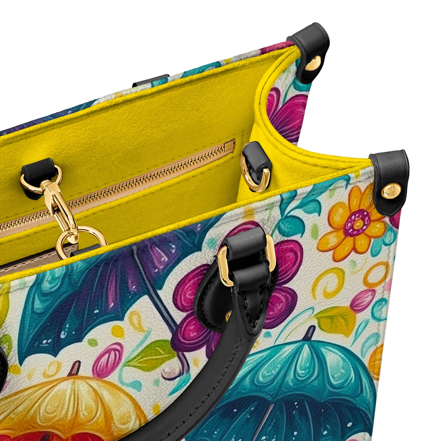 Shineful Leather Bag Umbrella Garden