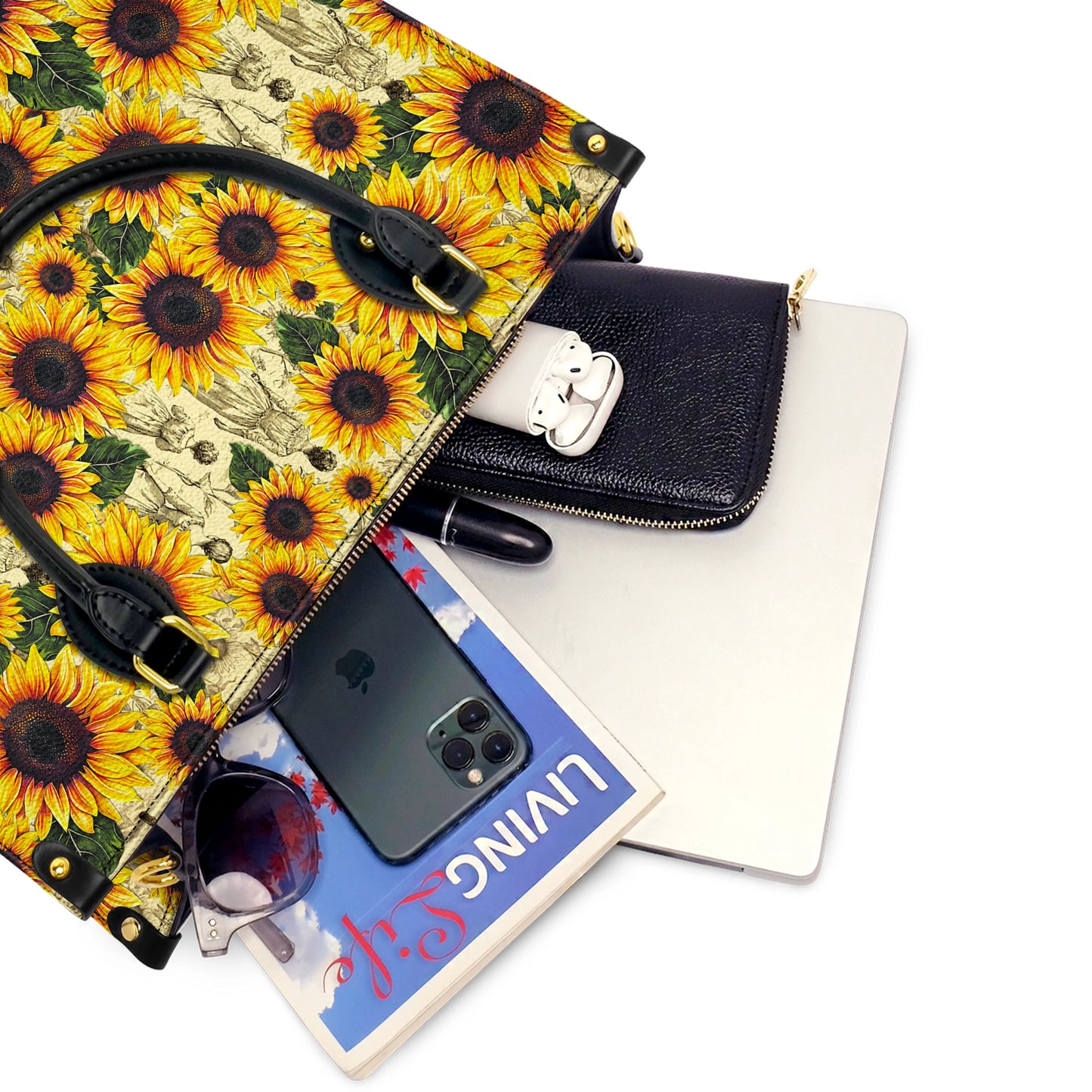 Shineful Leather Bag Sunflower Legacy - Grandma, Mom & Daughter Edition