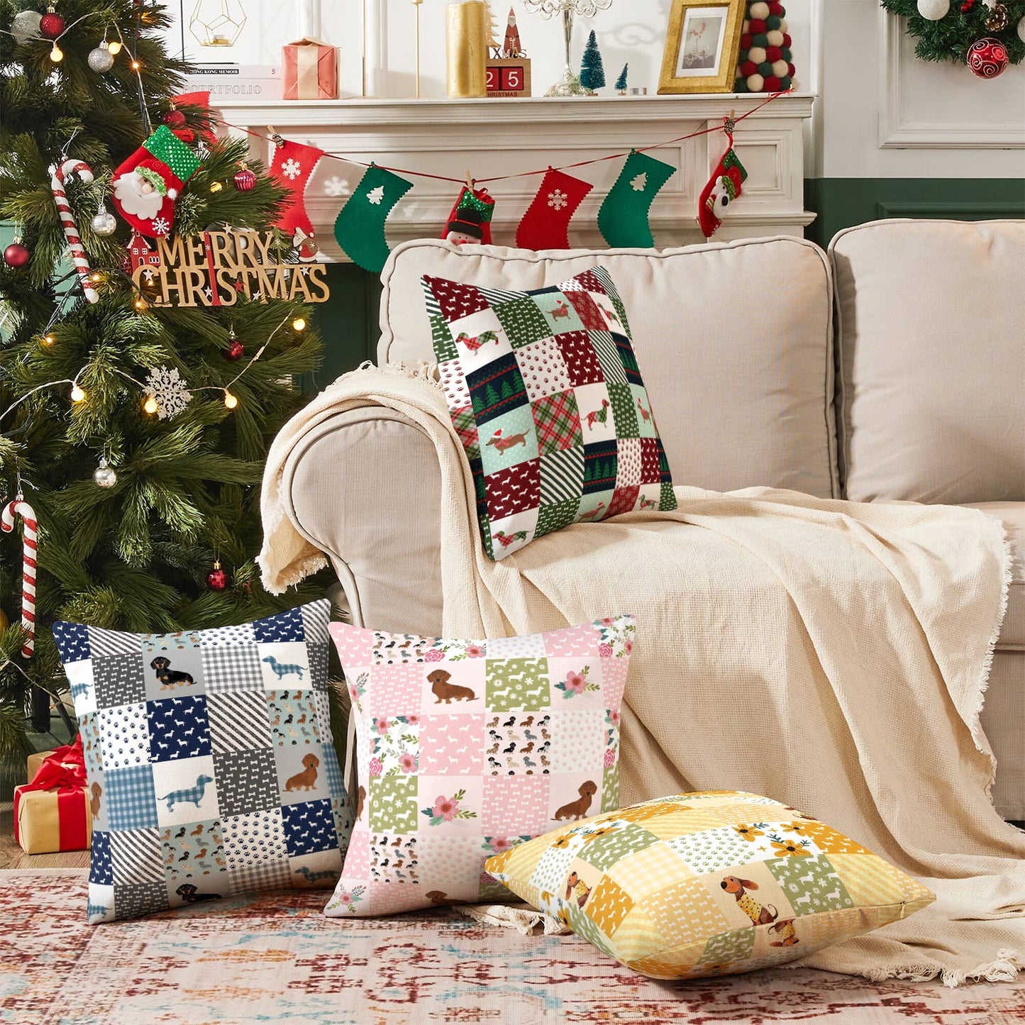 Shineful 2D Print Cushion Cover, Pillowcase, Pillows Covers Cuteness Overload