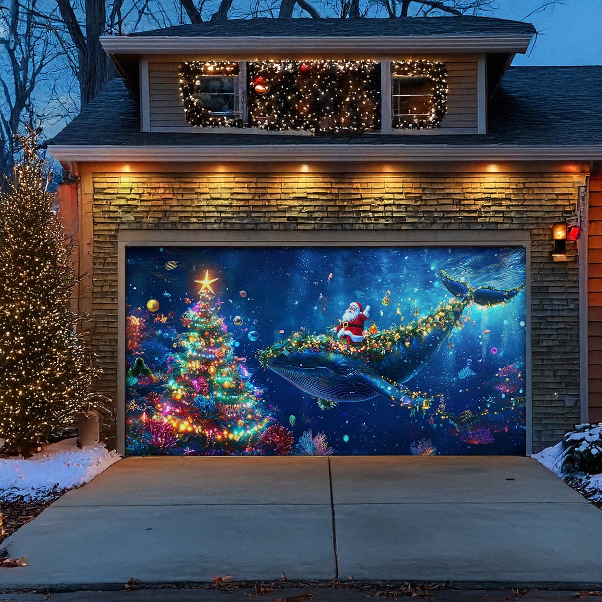Shineful Garage Door Banner Decoration - Under The Sea Collection