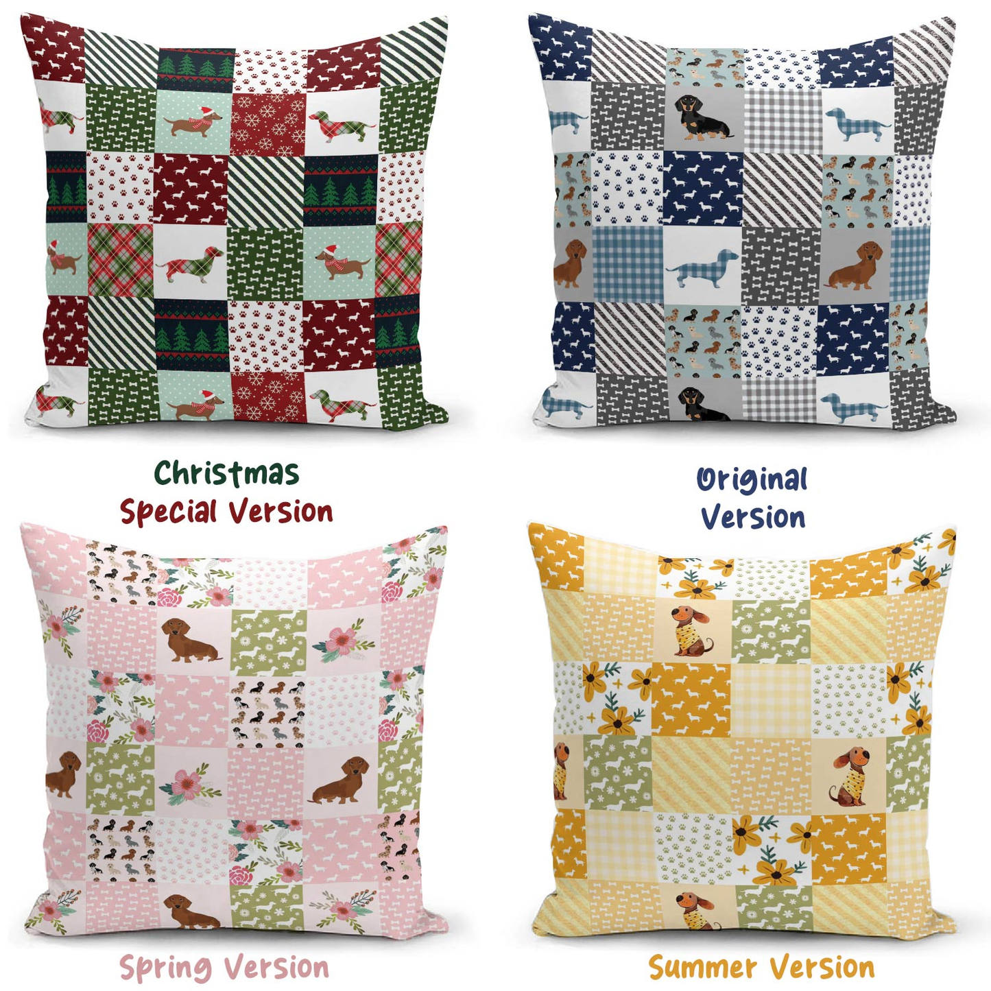 Shineful 2D Print Cushion Cover, Pillowcase, Pillows Covers Cuteness Overload