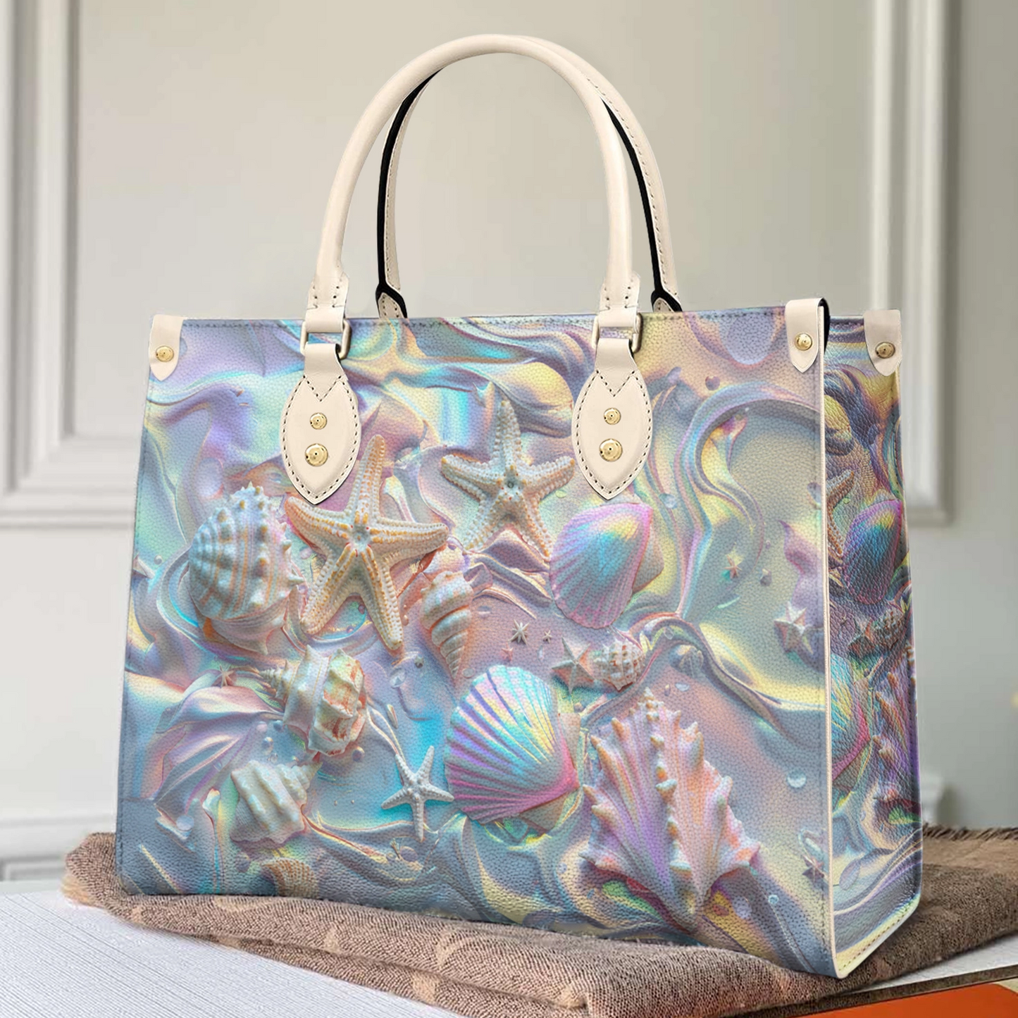 ShinefulLeatherBagPearlShell