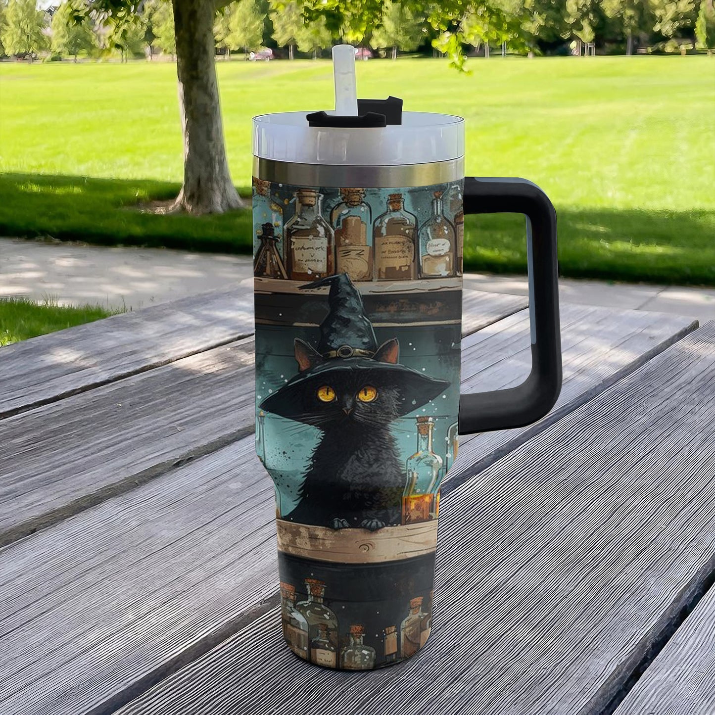 Shineful Tumbler Witch's Brew Cat