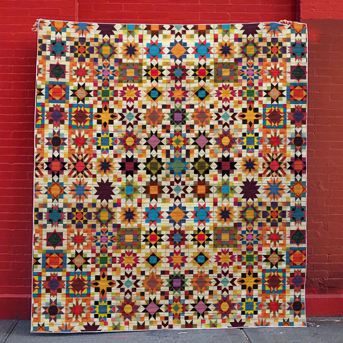 Quilting Blocks Pattern - All Season Faux Quilt Vq03