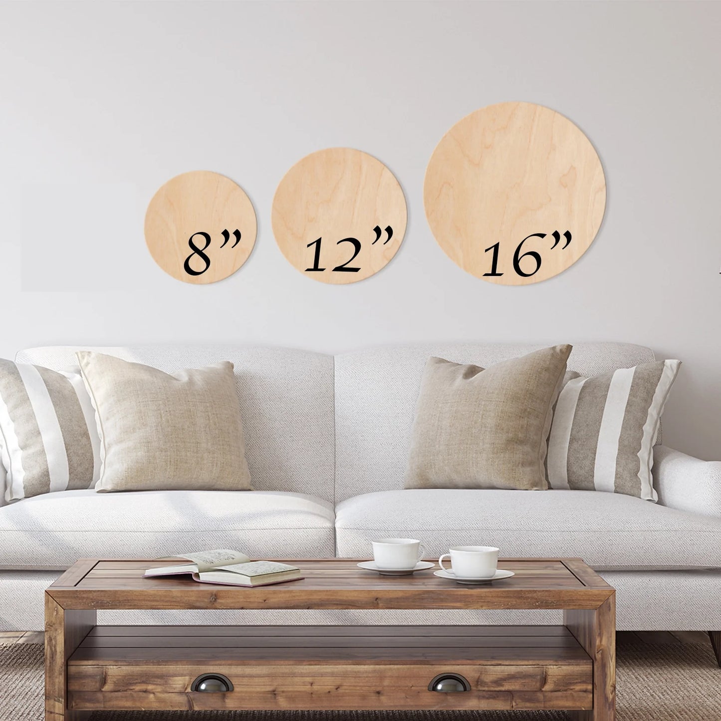 Plaque en bois 2D brillante, décoration à suspendre, panneau de porte, grâce céleste