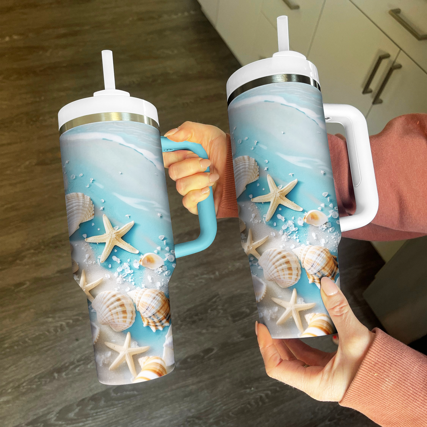 Shineful Tumbler Baby Blue Beachside Gems