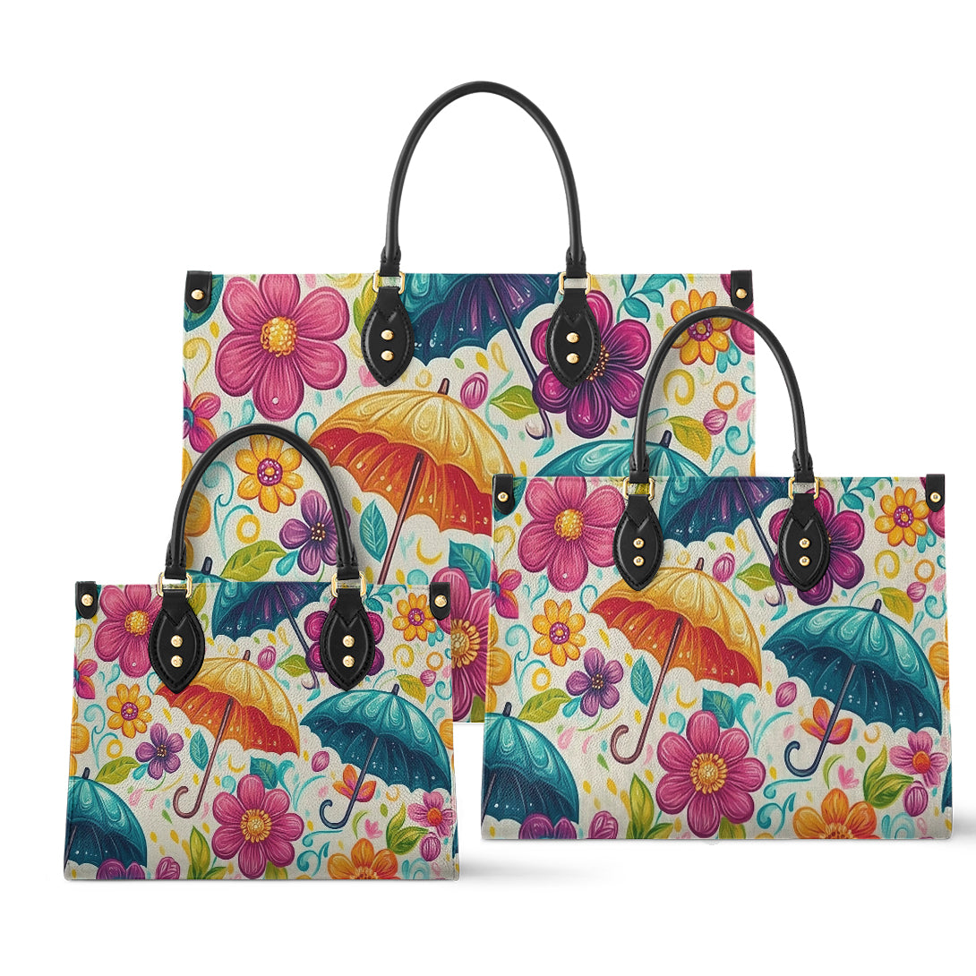 Shineful Leather Bag Umbrella Garden