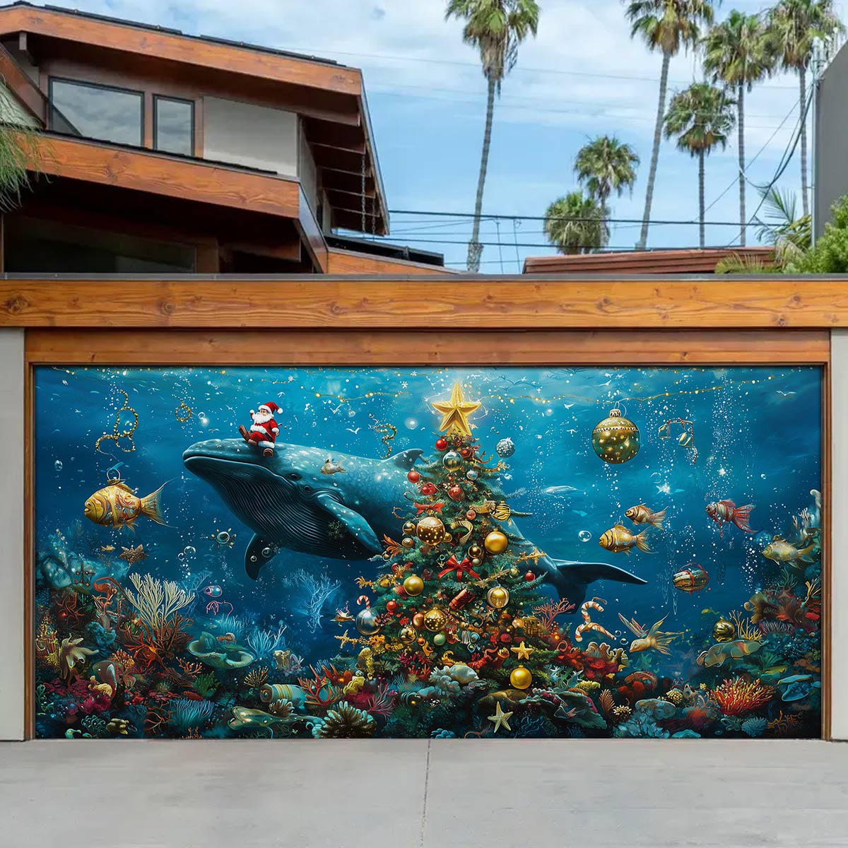 Shineful Garage Door Banner Decoration - Under The Sea Collection