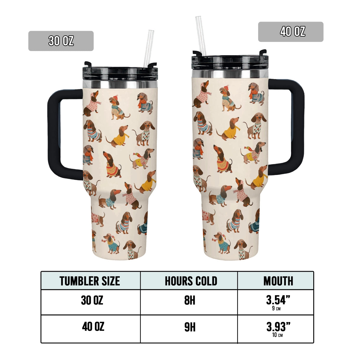 Shineful Tumbler Dachshund Fashion Wiener