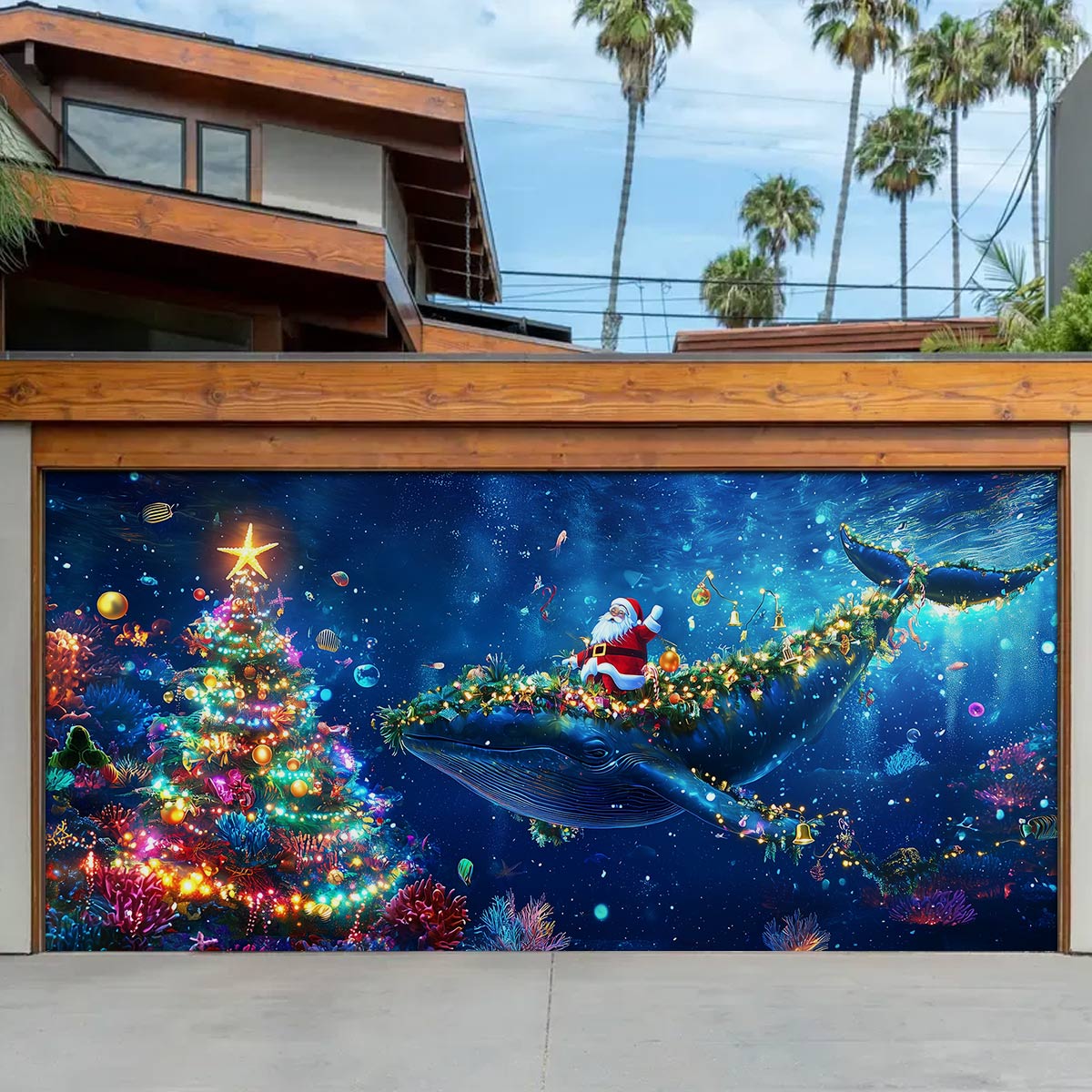 Shineful Garage Door Banner Decoration - Under The Sea Collection