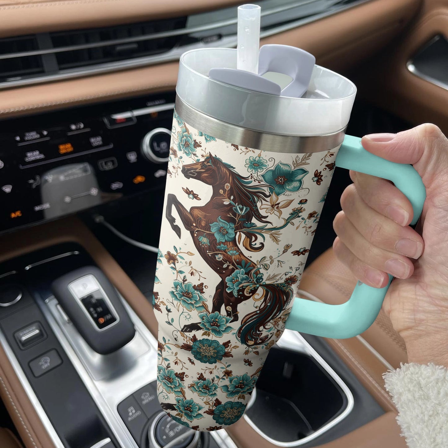 Shineful Tumbler Personalized Horse Equine Elegance