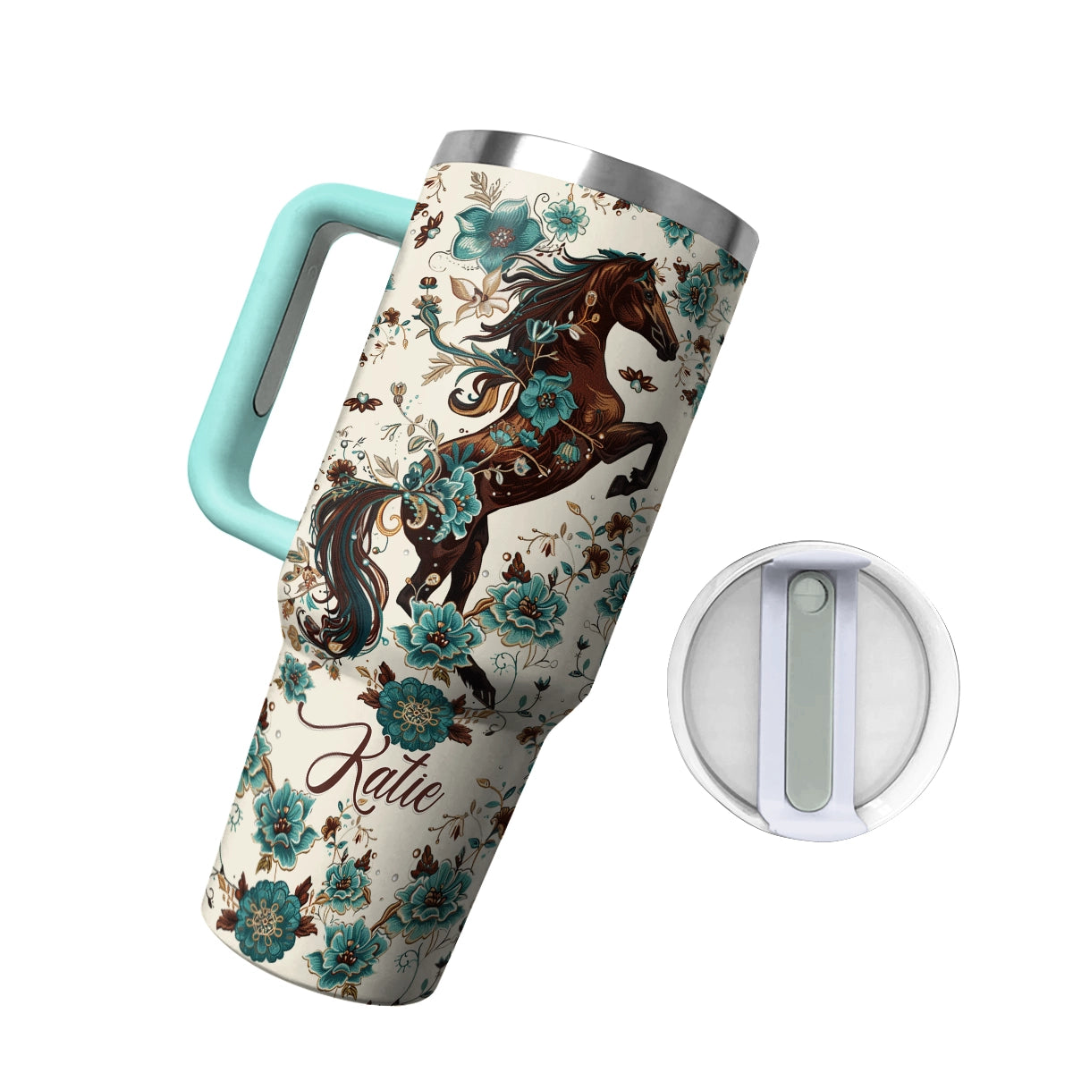 Shineful Tumbler Personalized Horse Equine Elegance