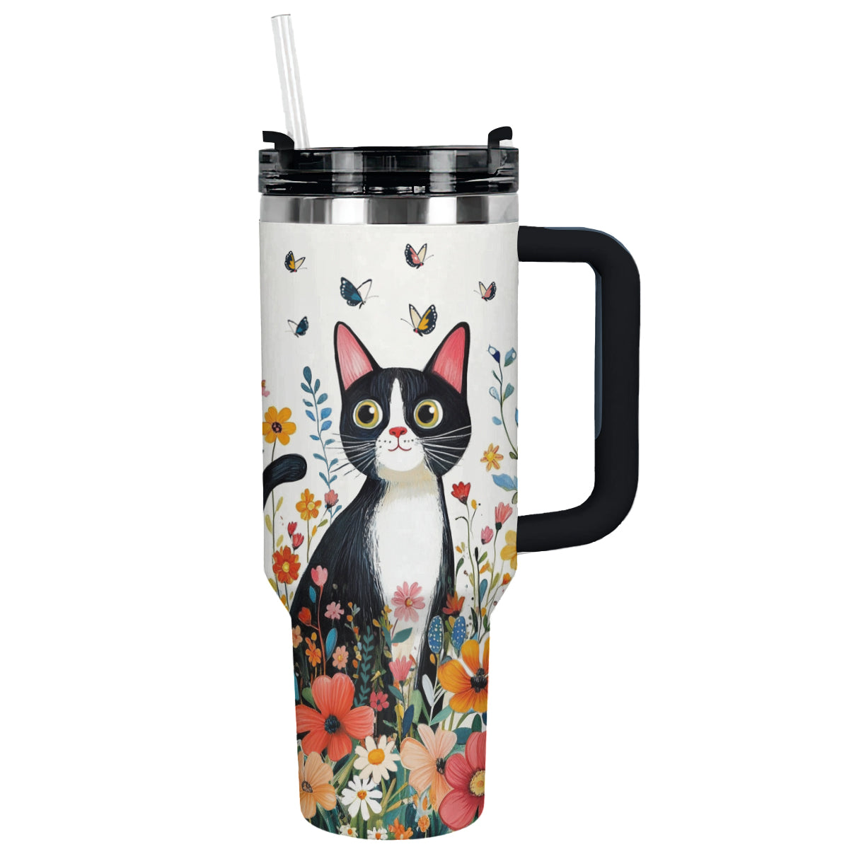 Shineful Tumbler Cat In Flower Garden Ver 1