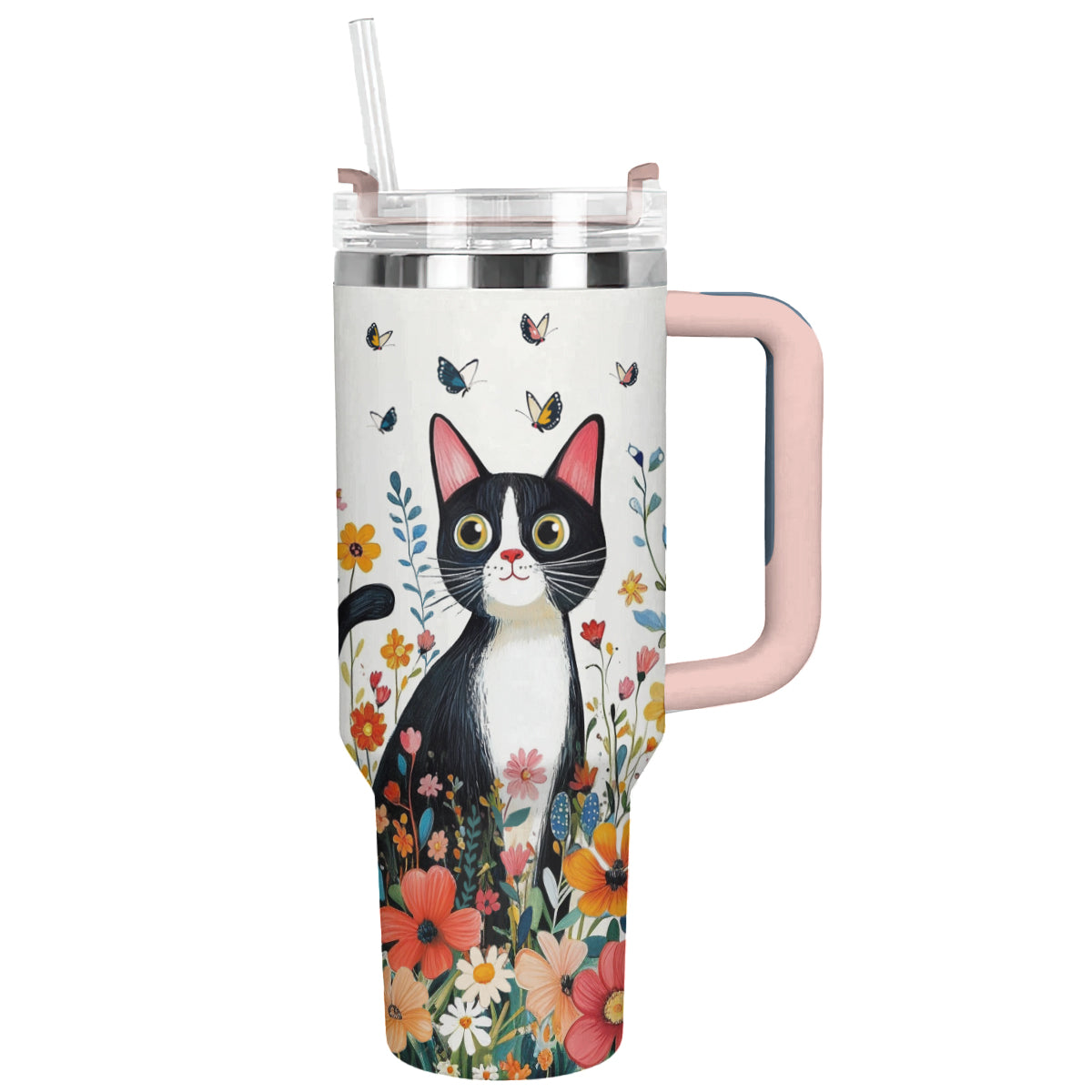 Shineful Tumbler Cat In Flower Garden Ver 1