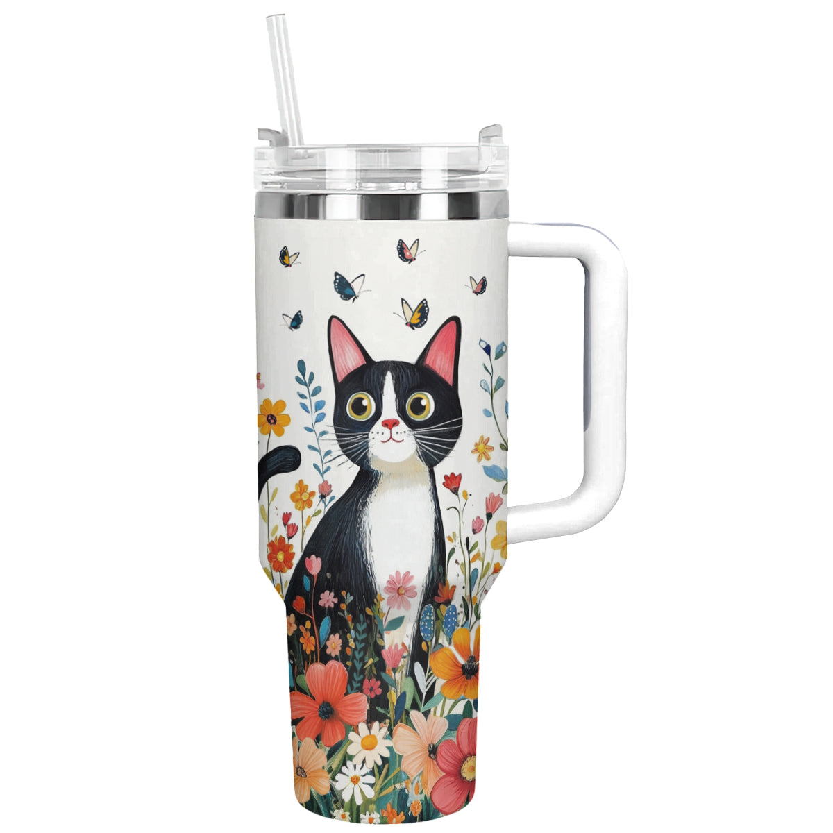 Shineful Tumbler Cat In Flower Garden Ver 1