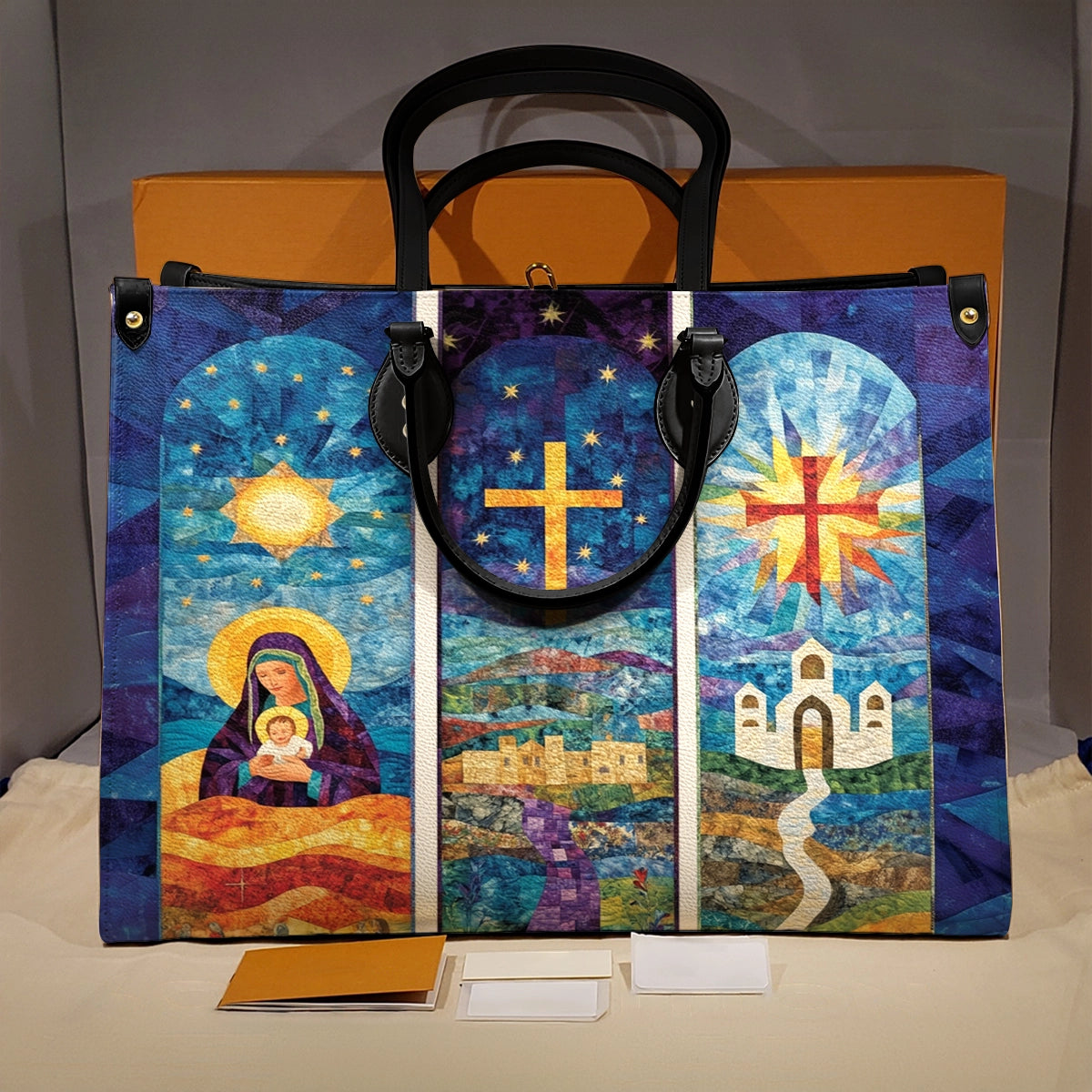 Shineful Leather Bag God Holy Night