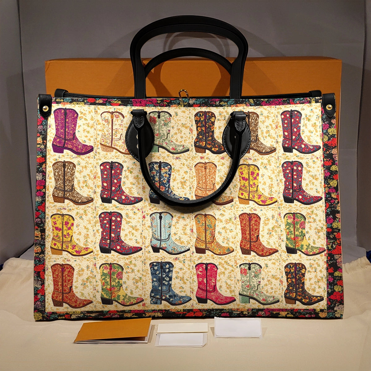 Shineful Leather Bag Floral Cowgirl Dreams