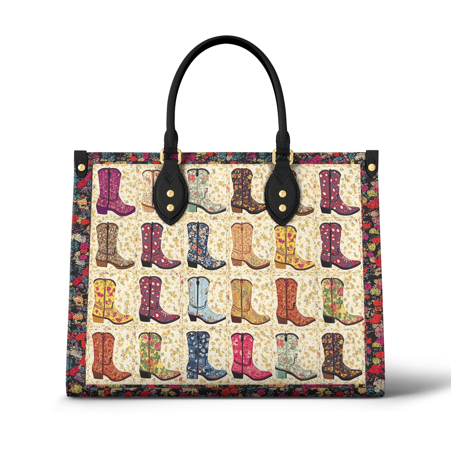 Shineful Leather Bag Floral Cowgirl Dreams