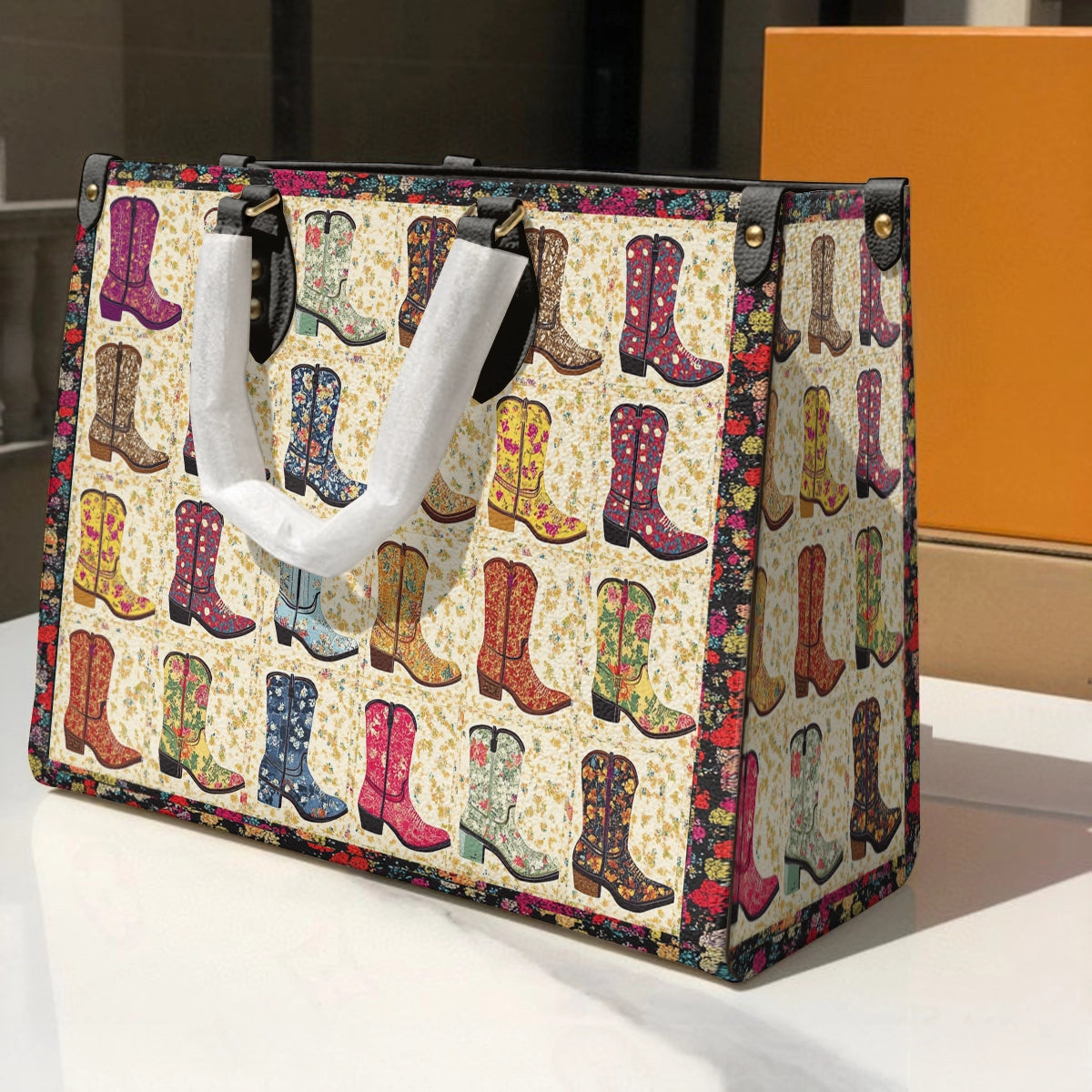 Shineful Leather Bag Floral Cowgirl Dreams