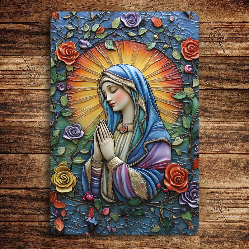 Shineful 2D Metal Sign Graceful Prayer