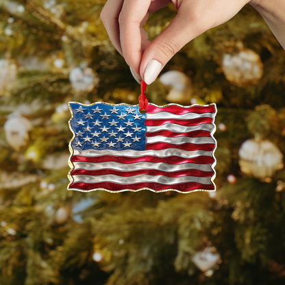 Shineful 2D Acrylic Ornament - Pack Discount American Flag