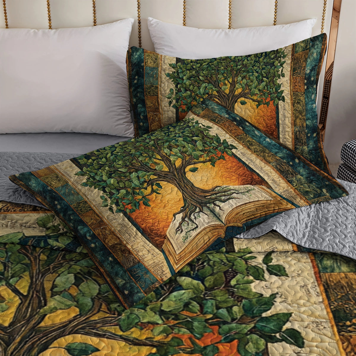 Shineful All Season Quilt 3-Piece Set Book of Life