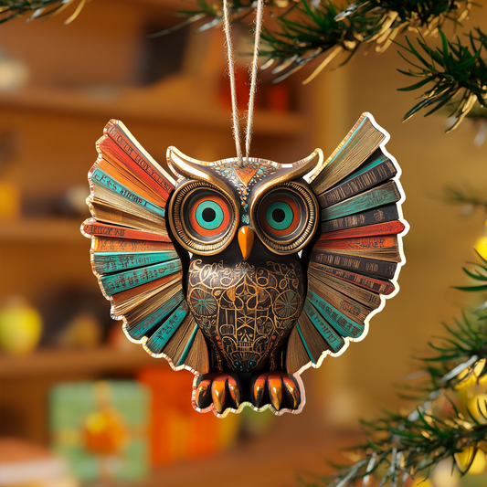 Shineful 2D Acrylic Ornament - Wings of Wisdom