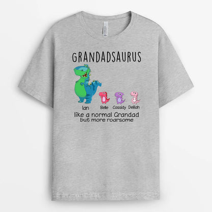 Shineful T-Shirt Grandpasaurus Like A Normal Grandpa - Personalized Unisex T-Shirt