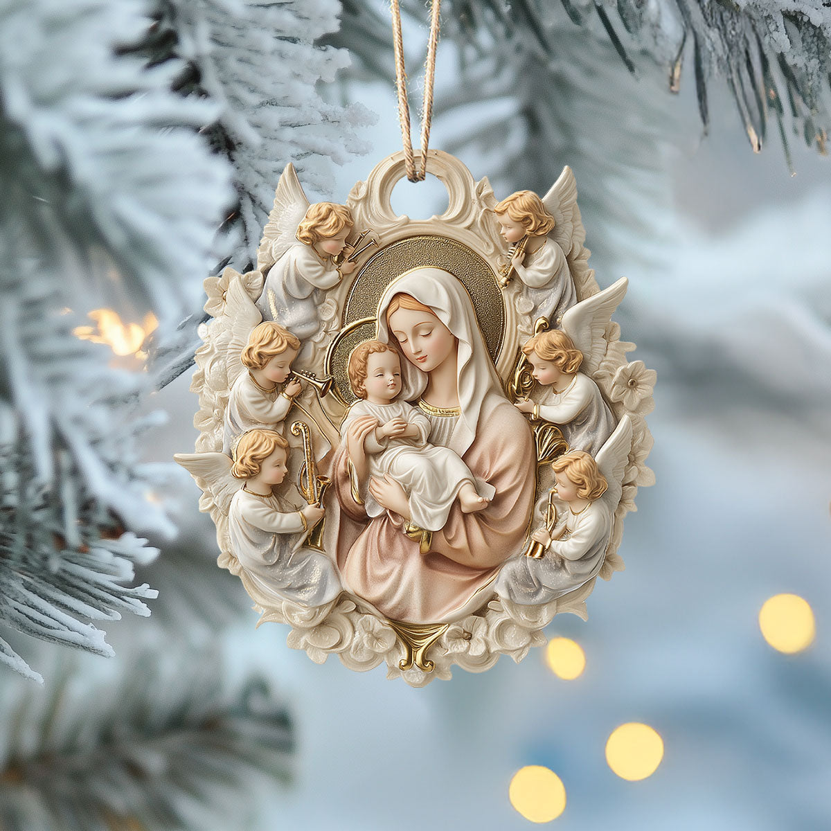 Shineful 2D Acrylic Ornament - Heavenly Angel Harmony