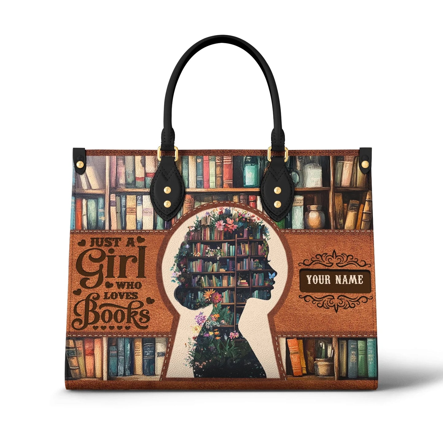 Shineful Leather Bag Personalized Bookworm’s Dream