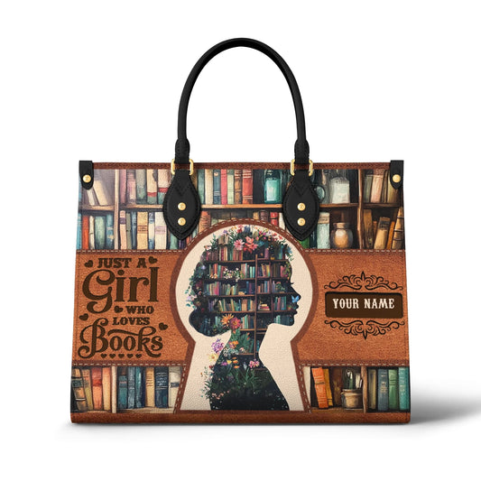 Sac en cuir brillant personnalisé Bookworm's Dream