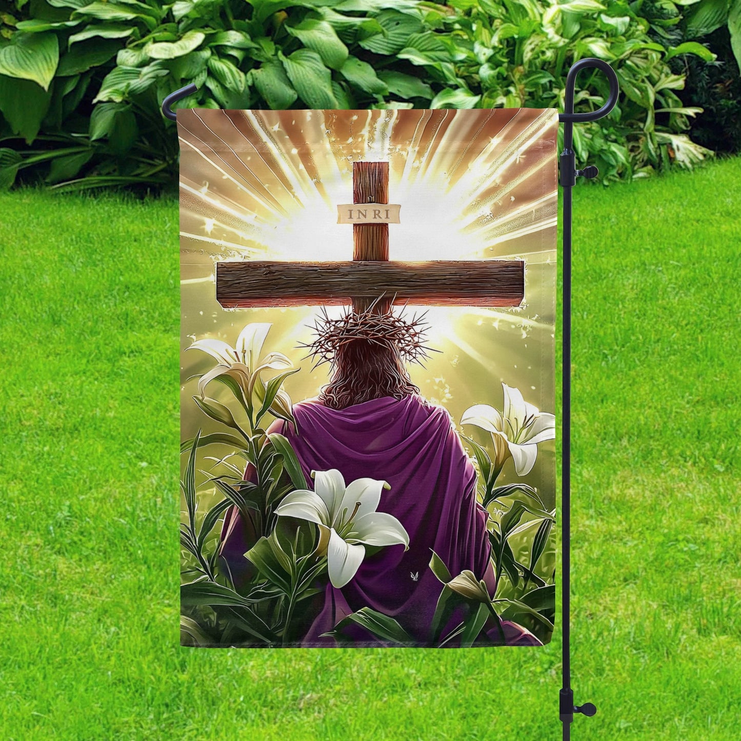 Shineful Garden Flag 12" x 18" Crown of Thorns