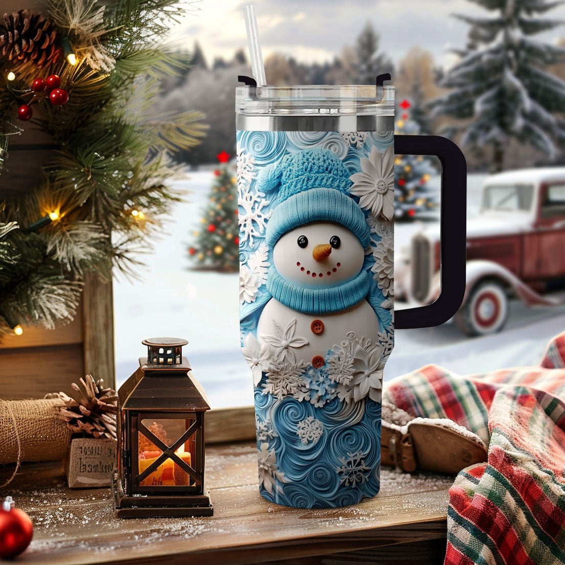 Shineful Glossy Tumbler Winter Chic