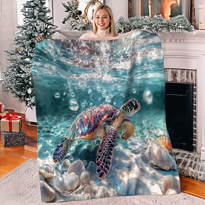 Shineful Fleece Blanket Sea Treasure