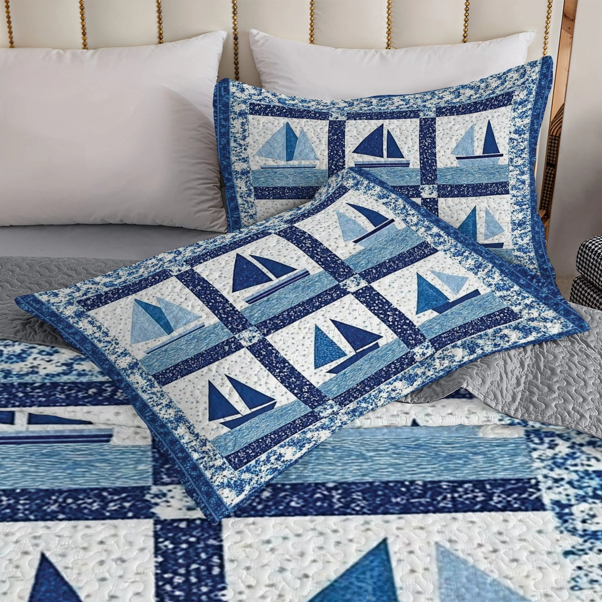 Shineful All Season Quilt 3-Piece Set - Sail Away