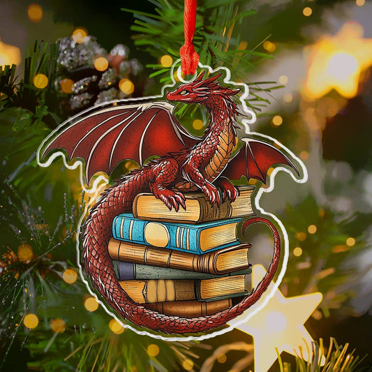 Shineful Acrylic Ornament Literary Lizard