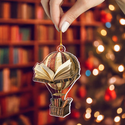 Shineful 2D Acrylic Ornament - Literary Balloon