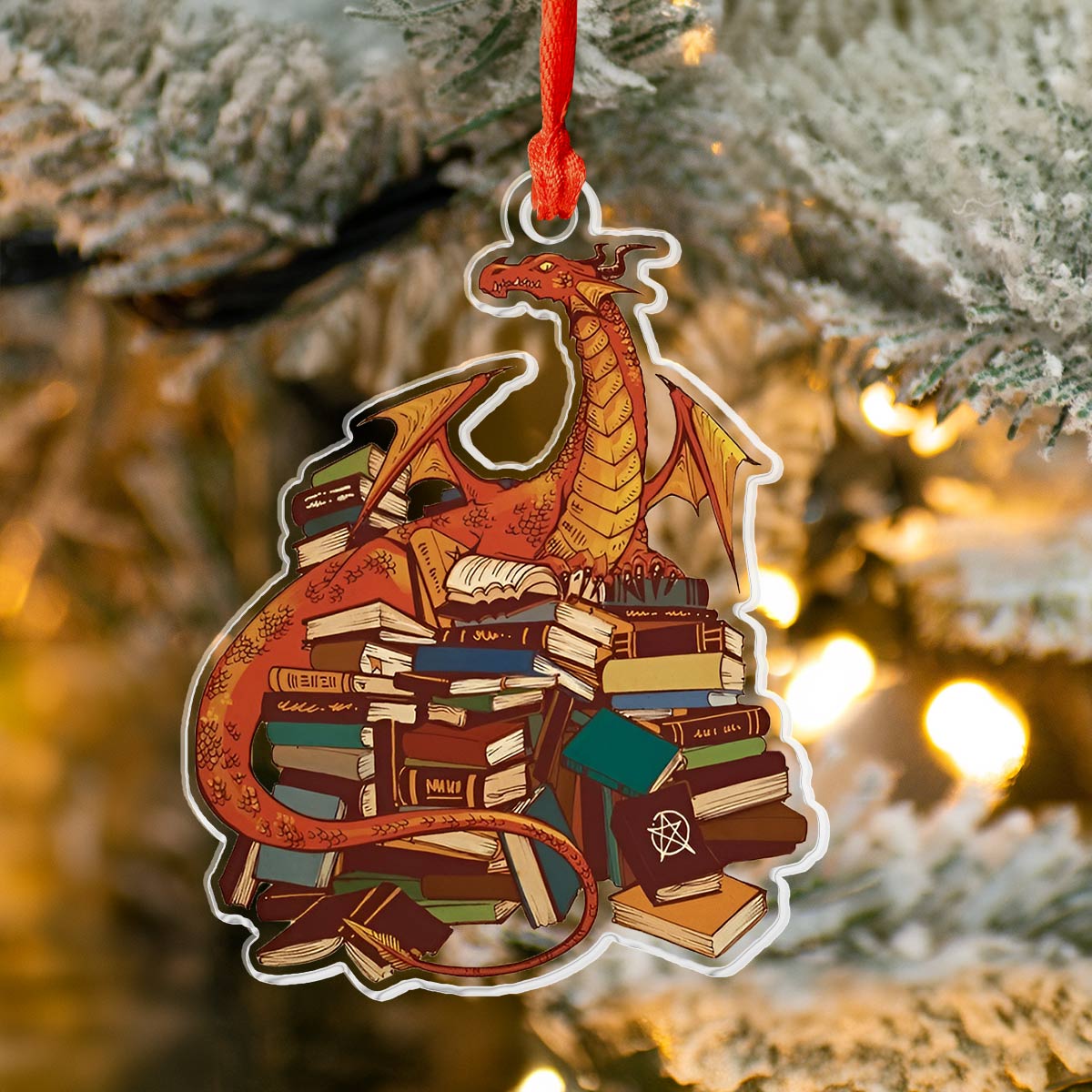 Shineful Acrylic Ornament Bookish Beast