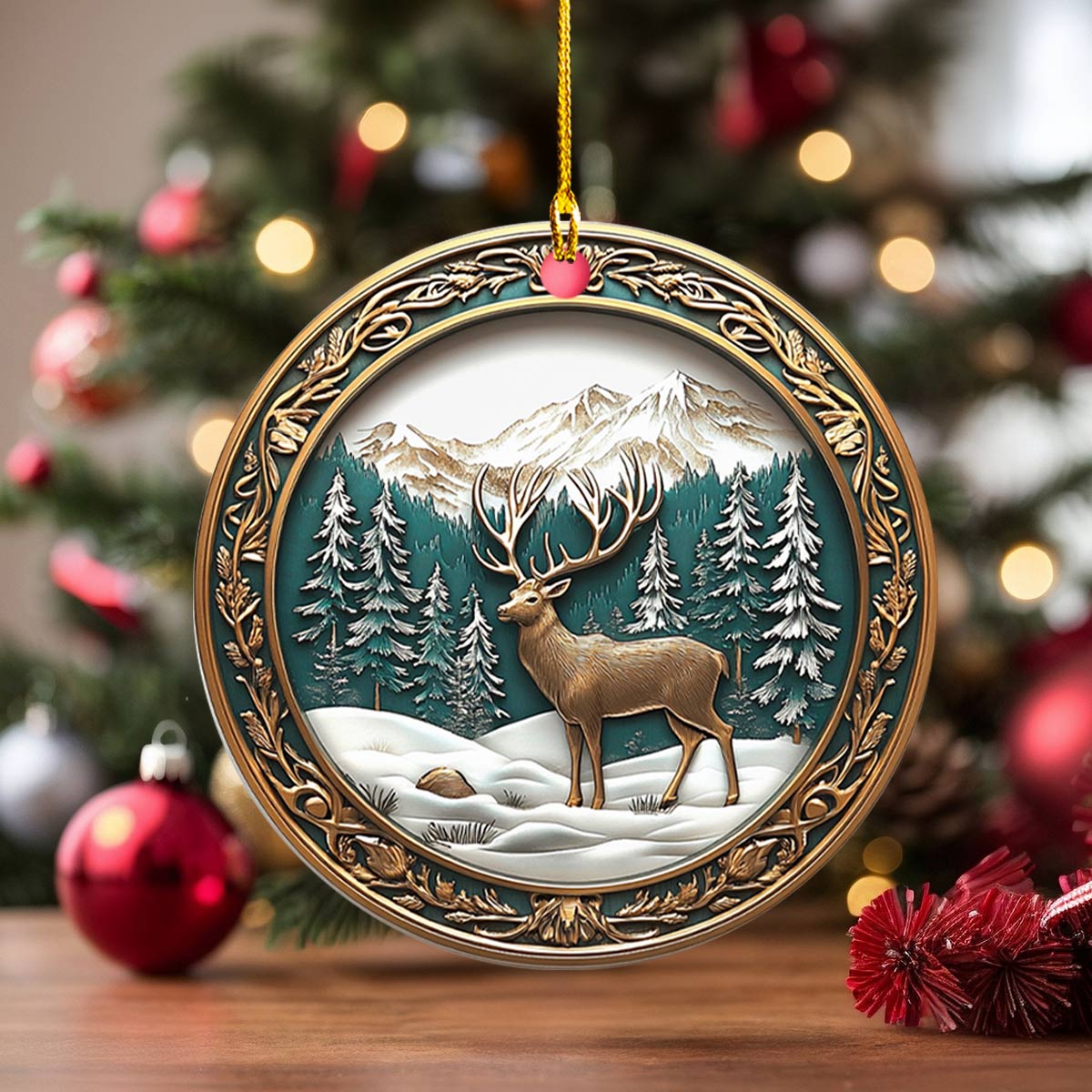 Shineful 2D Acrylic Ornament Winter Majesty