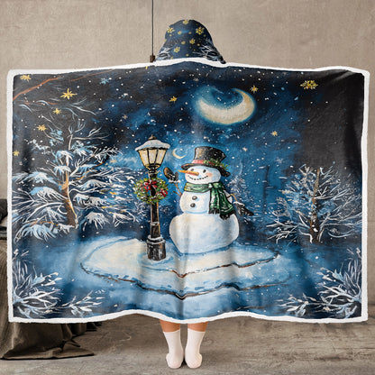 Shineful Wearable Hooded Blanket - Frosty Night