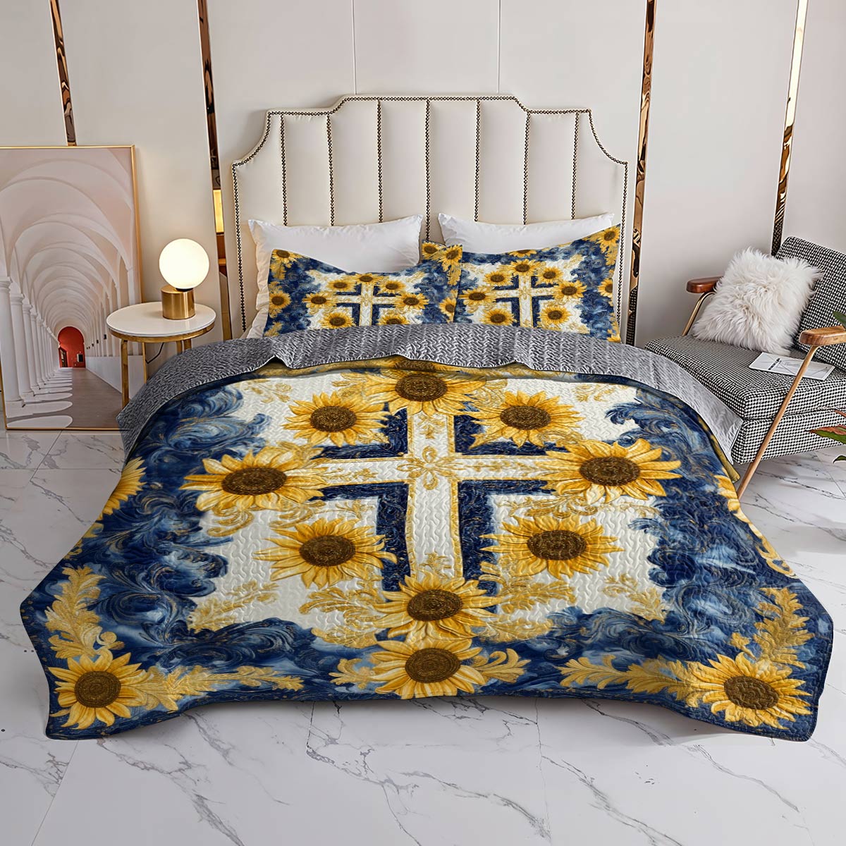 Shineful All Season Quilt 3-Piece Set Gorgeous God Love