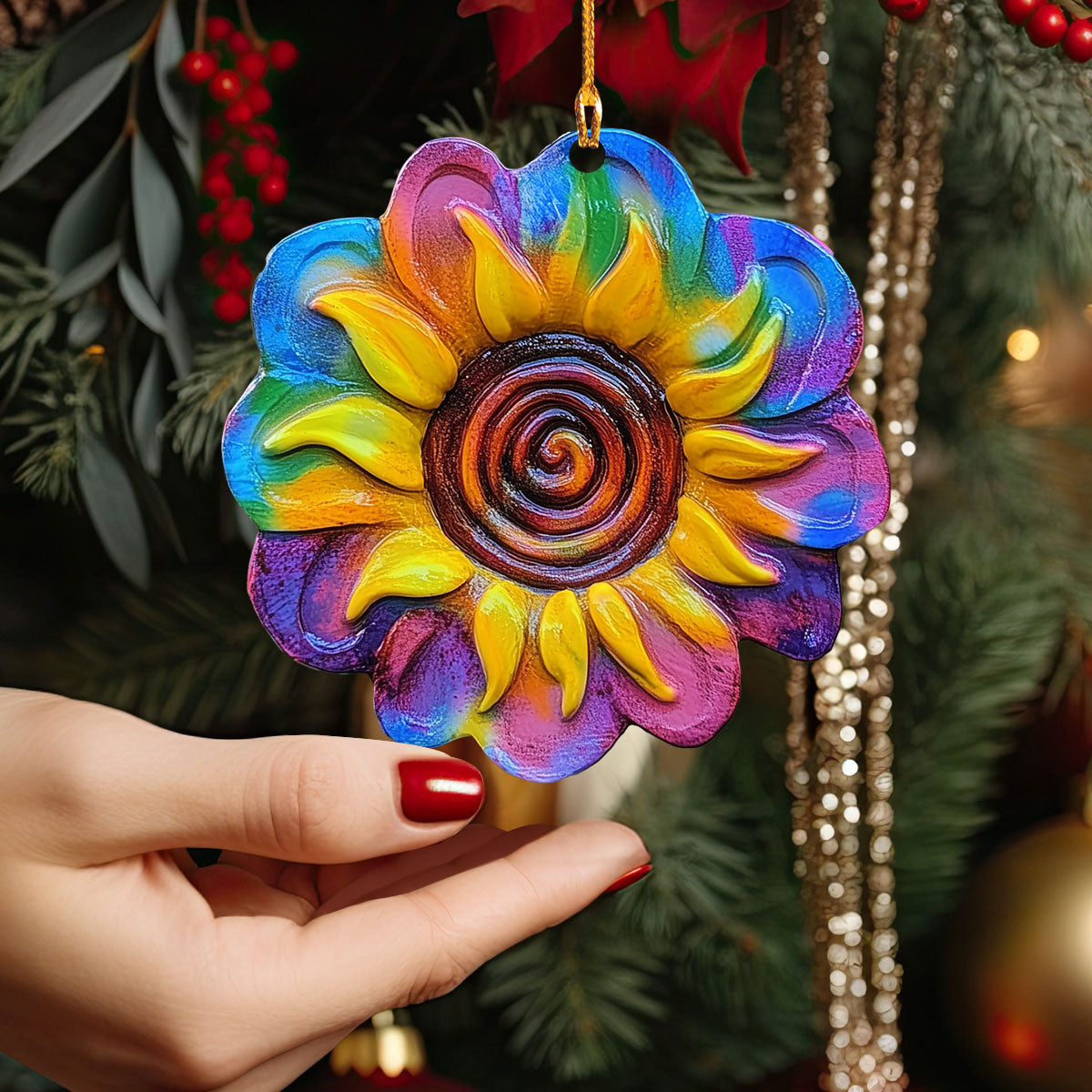 Shineful 2D Acrylic Ornament - Vibrant Sunflower