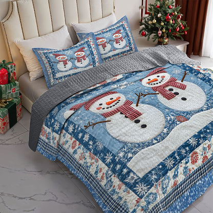 Shineful All Season Quilt 3-Piece Set Winter’s Warm Embrace